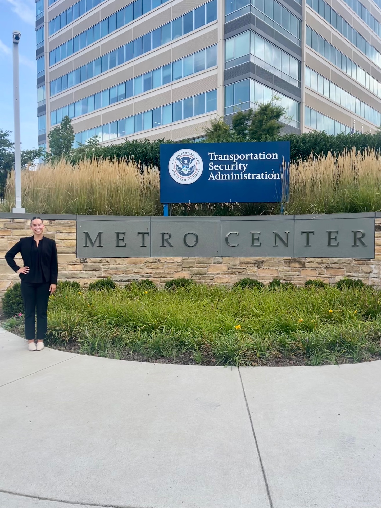 Julia at the Transportation Security Administration